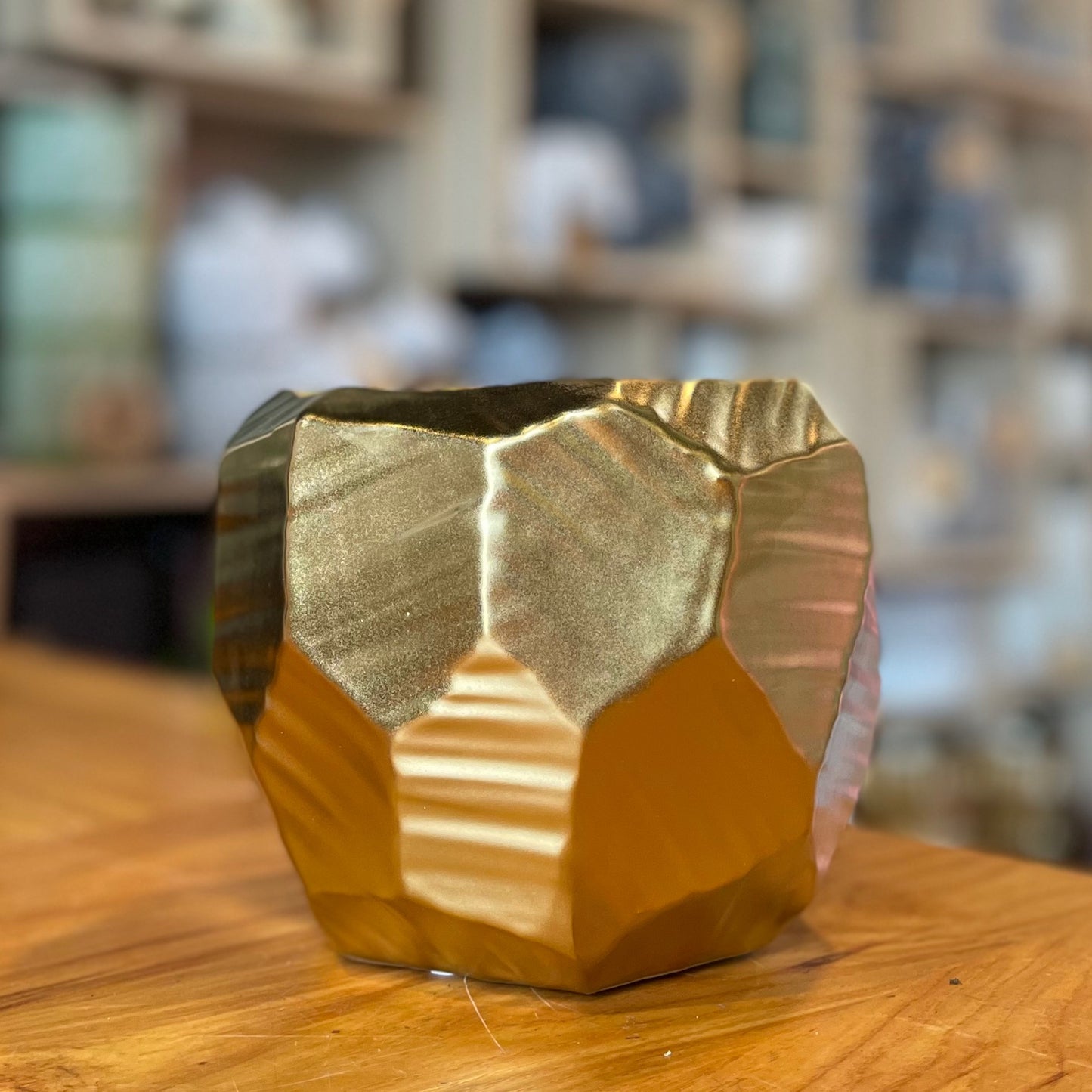 Gold Geometric Metal 6”