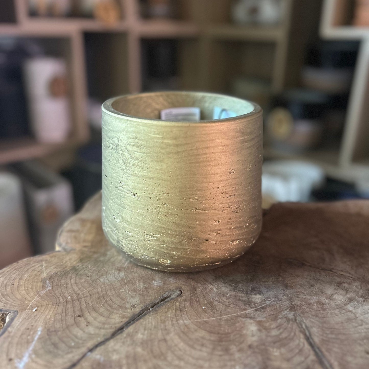 Patt Pot Gold Washed Medium 5"