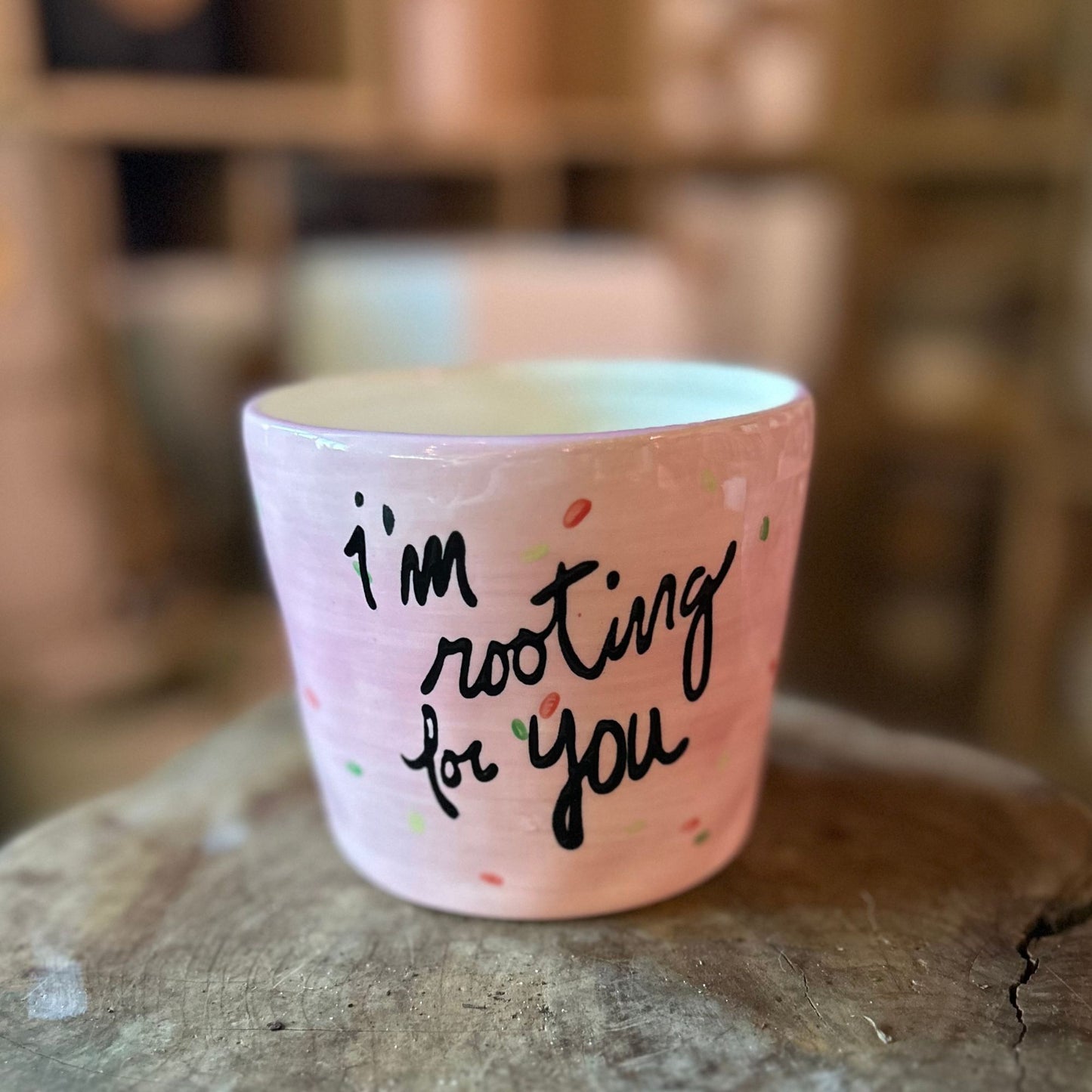 I'm Rooting For You Pot 4"