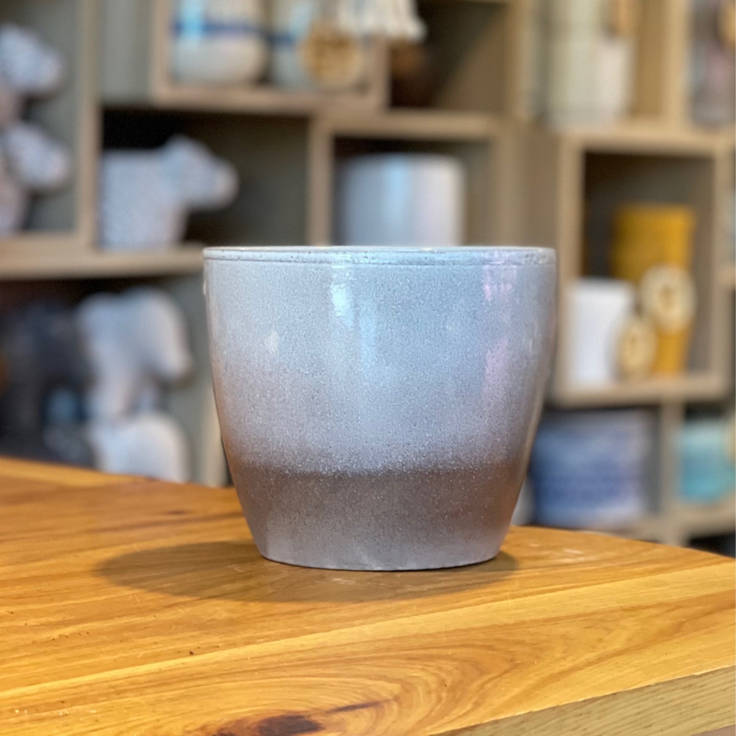 Moon Pot (Brown) 6”