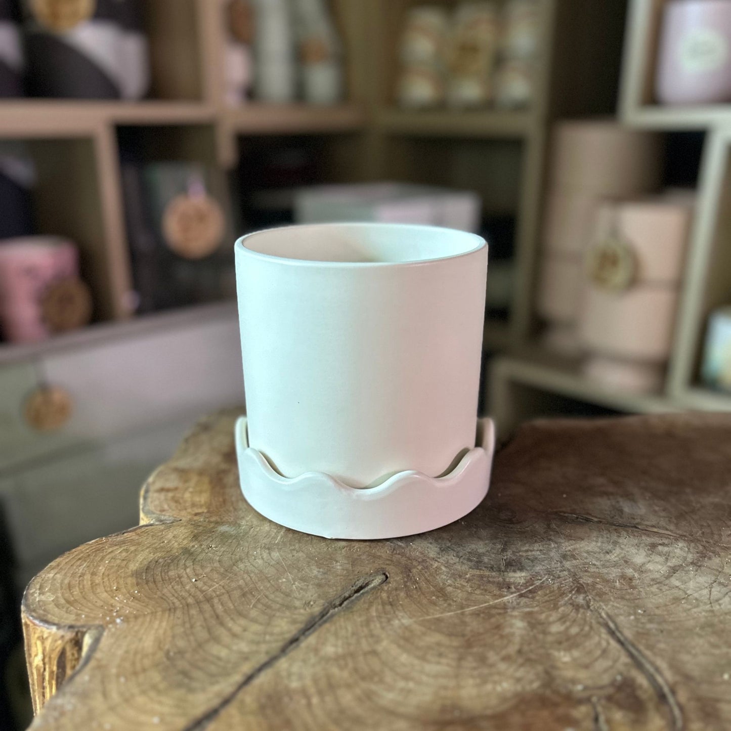 Pissarro Pot White 5”