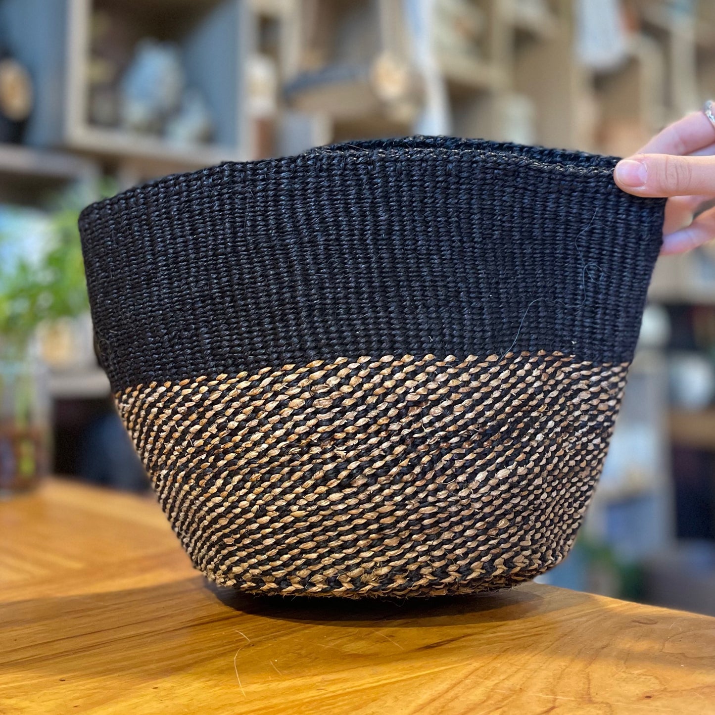 Kenyan Crafts Basket 9"