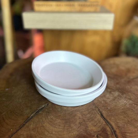White Saucer 6"
