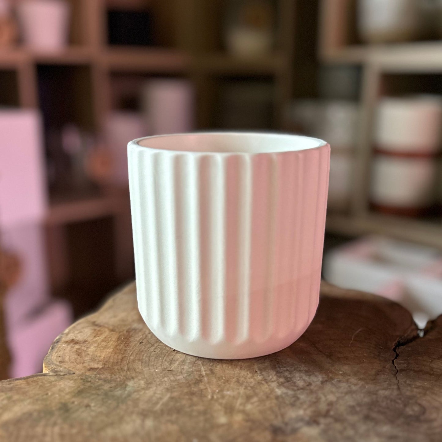 Beam Pot White 4.5"