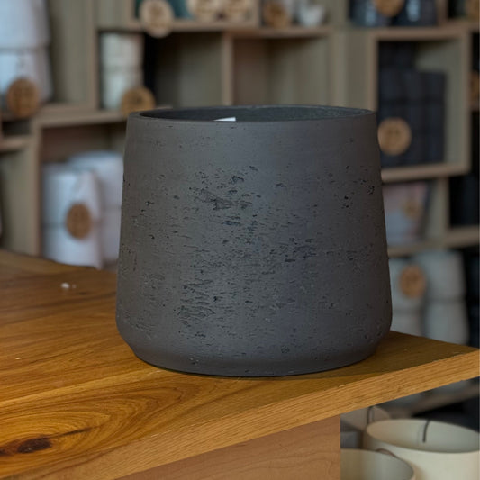 Patt Pot Black Washed XL 8”