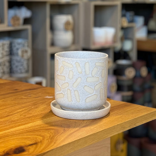 Sundae Pot White 5”