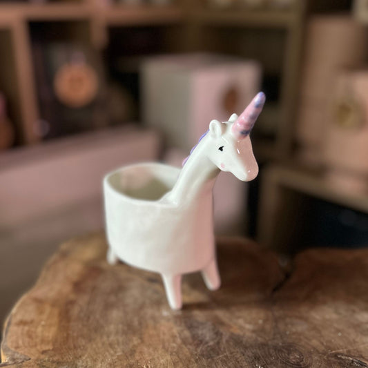 Unicorn Pot 3”