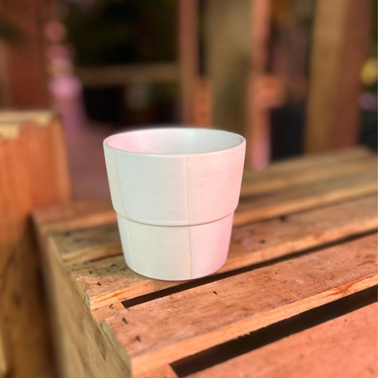 Checkerboard Pot White 3"