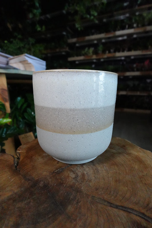 Tremaine Gray & Tan Two-Tone Pot 6"