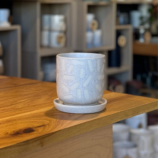 Sundae Pot White 4”