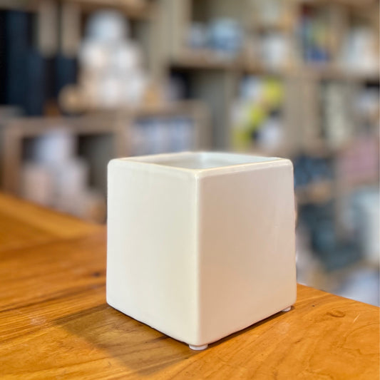 White Square Cube 3”