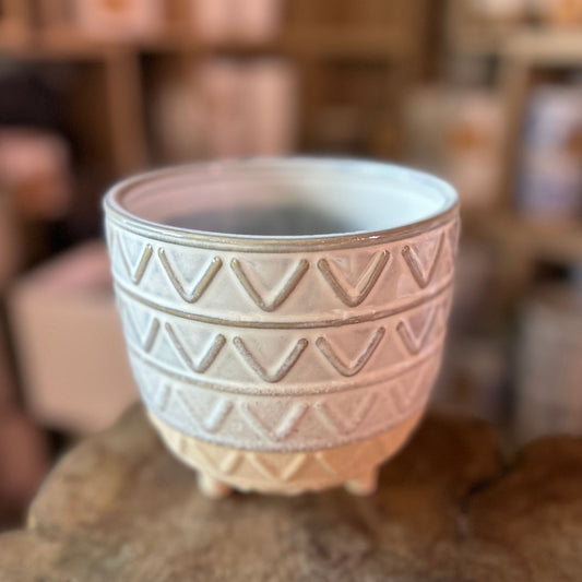 Sahara Footed Pot 6”