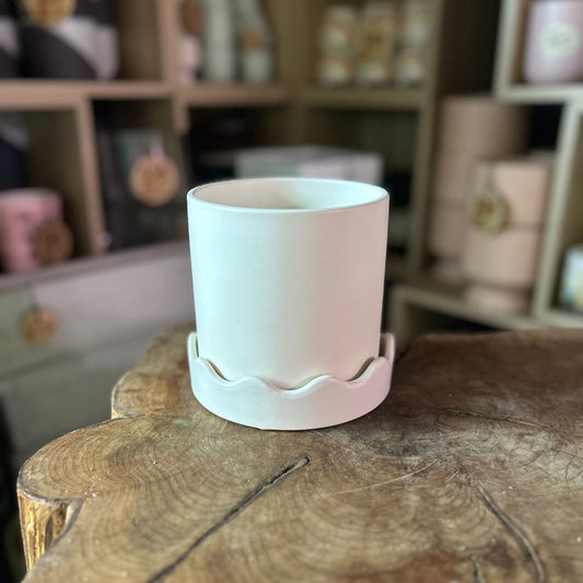 Pissarro Pot White 5”