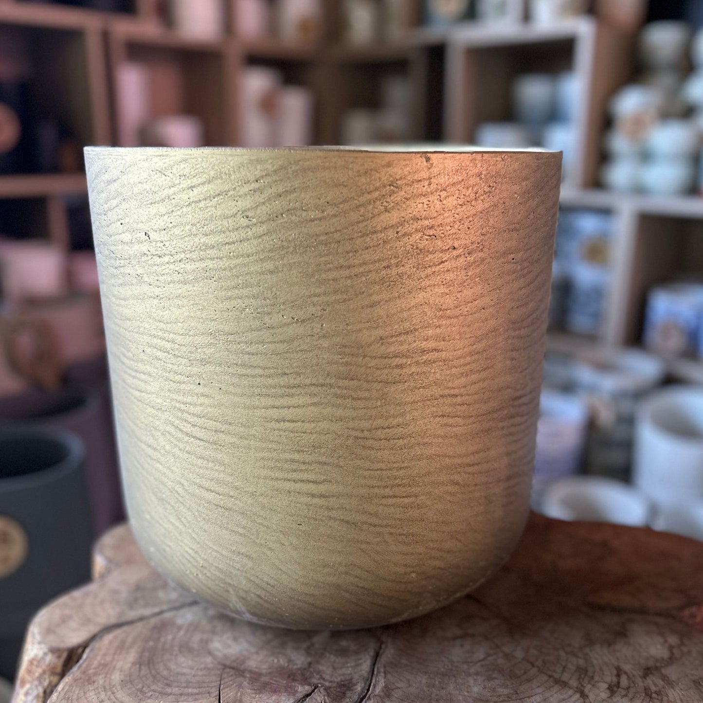 Charlie Pot Gold Washed XL 10"
