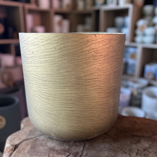 Charlie Pot Gold Washed XL 10"