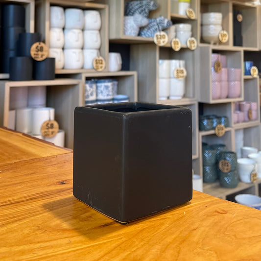 Black Square Cube 3”