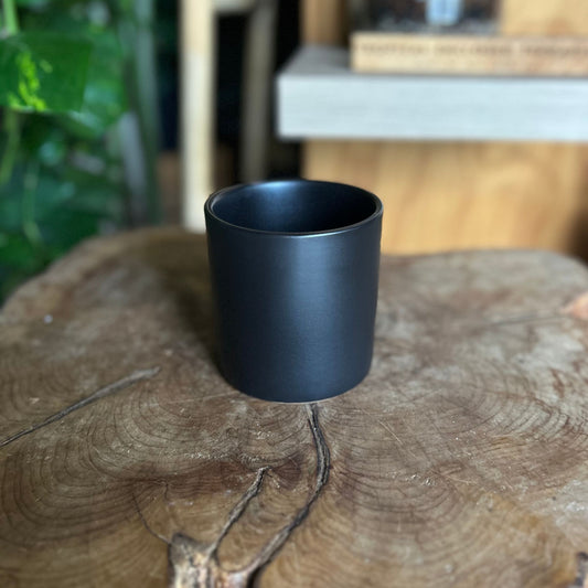 Black Cylinder Pot 3”