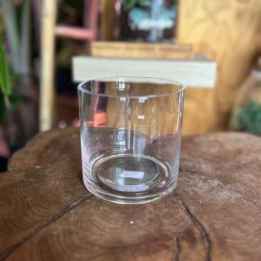 Cylinder Glass Vase 5"