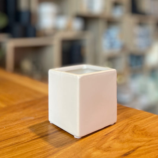 White Square Cube 2.5”