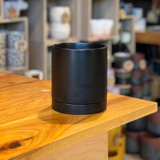 Romney Pot Black 5”
