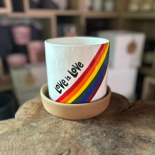 Love is Love Pot 5"
