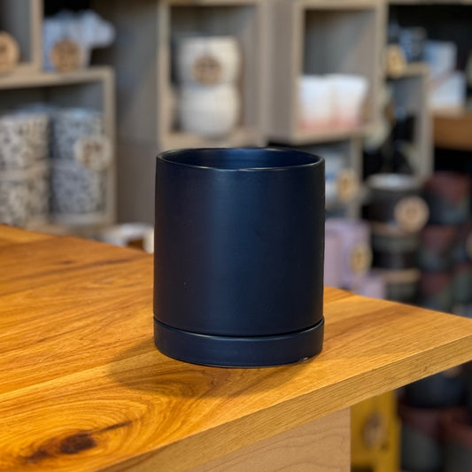 Romney Pot Dark Blue 5”